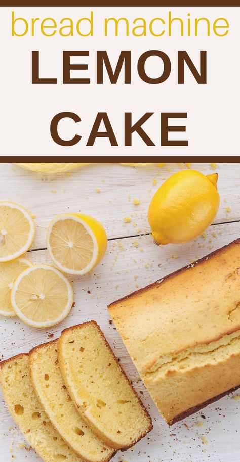 Lemon Bread In Bread Machine, Bread Machine Recipes Sweet, Easy Bread Machine Recipes, Best Bread Machine, Starbucks Lemon, Bread Machine Recipe, Cake Lemon, Bread Maker Recipes, Lemon Bread