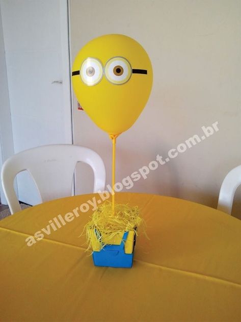 Minion Balloons, Minions Birthday Theme, Despicable Me Party, Minion Theme, Minion Birthday Party, Monster Birthday Parties, 3rd Birthday Cakes, Minion Birthday, Minion Party