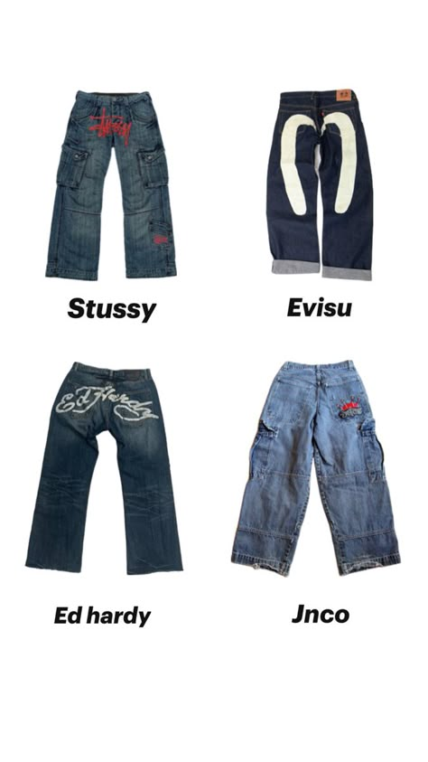 Jeans Brands, Baggy Jeans, Different Styles, White