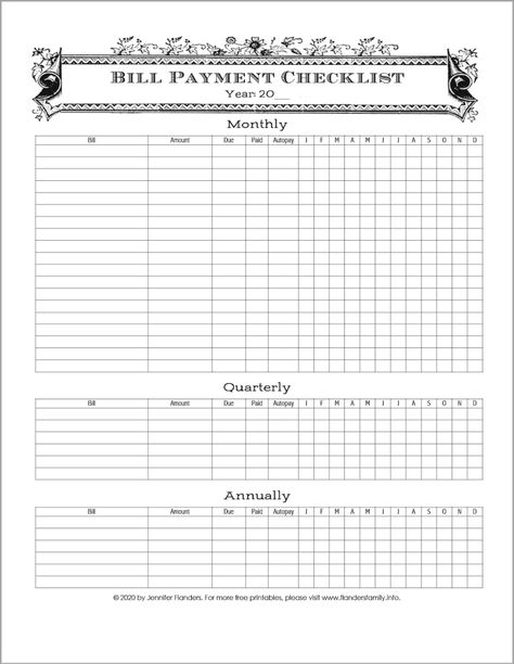 Bill Payment Checklist, Bills Checklist, Brochure Templates Free Download, Financial Charts, High School Transcript, Job Description Template, Free Brochure Template, Free Chart, Financial Peace