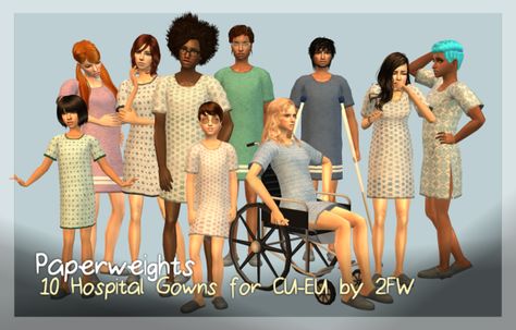 TS2 Updates October 10 - October 16 2016 Sims 4 Cc Hospital Clothes, Sims 4 Hospital Gown, Sims 4 Hospital Cc, Ts4 Hospital, Sims 4 Hospital, Sims Poses, Hospital Gowns, Sims Stories, Cc Sims4