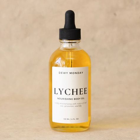 Made with a nourishing base of oils that absorb quickly without any of that oily feeling. Featuring a sweet, tropical fragrance of exotic lychee, coconut milk, red tea, and geranium that lingers on skin, this body oil is a summer favorite. STORAGE + USE Recommended for all skin types. Always do a patch test to make sure no allergies exist to this product.  Store in a cool, dark place and use within 9 months. THE RITUAL: Apply it onto freshly damp or wet skin out of the shower to allow for quick Tropical Fragrance, Bath Oil, Shower Oil, Red Tea, Perfume Scents, Apricot Kernel Oil, Bath Oils, Healing Herbs, Oil Plant