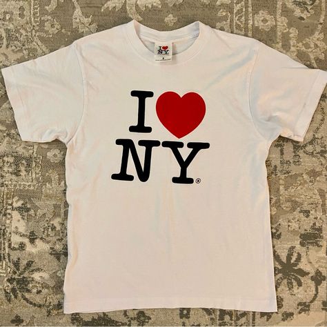 I Heart Ny Tee. Never Worn. Smoke Free Pet Free Home. I Love Tee Shirt, I Love Ny T Shirt, I Heart Nyc Shirt Outfit, I Heart Shirts Aesthetic, I Heart Tshirts, Graphic Tees Thrift, I ❤️ Shirt, I Love New York Shirt Outfit, I Heart Nyc Shirt