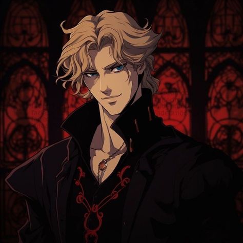 Blonde Vampire Art, Castlevania Oc, Castlevania Nocturne, Gothic Characters, Castlevania Anime, Oc Manga, Vampire Art, Pinturas Disney, Gorgeous Art