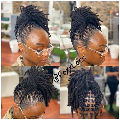 Dreads Short Hair, Dreads Styles For Women, Short Dreadlocks Styles, Loc Updo, Beautiful Dreadlocks, Short Locs Hairstyles, Faux Locs Hairstyles, Dreadlock Style, Dreadlock Styles