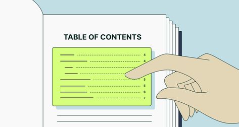 Table Of Contents Example, Table Of Contents Design, Different Font Styles, Native Son, Make A Table, Simple Table, Table Of Contents, Page Number, Dotted Line