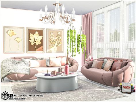 The Sims Resource - R2 - Living Room Living Room Decor Sims 4 Cc, Sims Cc Furniture Living Room, Sala The Sims 4, Sims 4 Cc Living Room Furniture, Ts4 Cc Living Room, Couch Cc Sims 4, Sims Living Room Cc, Sims4 Cc Furniture Living Rooms, Sims 4 Cc Furniture Living Room Tv