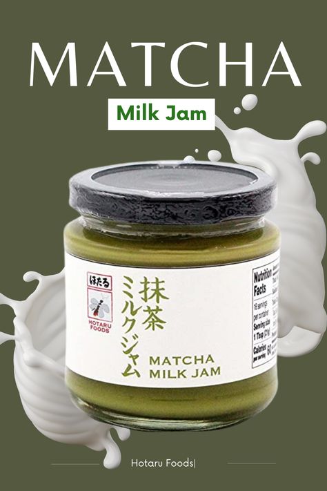 Start your day on a delicious note with Matcha Milk Jam by Hotaru Foods. 🍵🥛 Indulge in the rich, creamy texture and the earthy sweetness of matcha, perfect for spreading on toast, pancakes, or stirring into yogurt. Elevate your breakfast routine with this delightful morning treat! #HotaruFoods #MatchaMilkJam #BreakfastDelight Matcha Milk, Food Nutrition Facts, Breakfast Routine, Organic Matcha, Nutrition Recipes, Nutrition Facts, Gourmet Recipes, Matcha, Jam