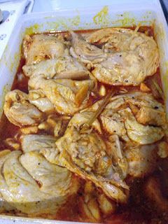 Chicken Inasal Marinade, Chicken Inasal Recipe Filipino Food, Inasal Chicken Recipe, Chicken Inasal Recipe, Baked Mango, Bake Chocolate Chip Cookies, Walnut Bars, Chicken Inasal, Cookies With Peanut Butter