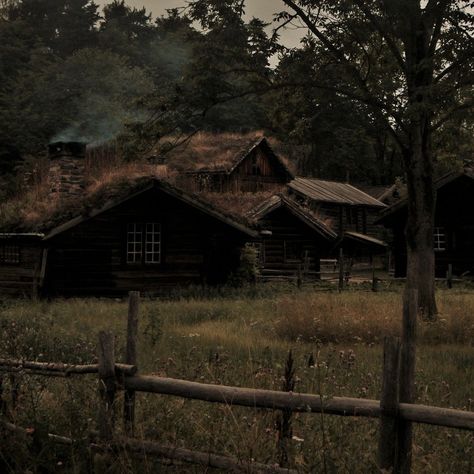 Blackbird Aesthetic, Dark Naturalism, Cabin Aesthetic, Medieval Aesthetic, Cottage Aesthetic, Dark Cottagecore, Cottage In The Woods, Cabin In The Woods, Fantasy Aesthetic