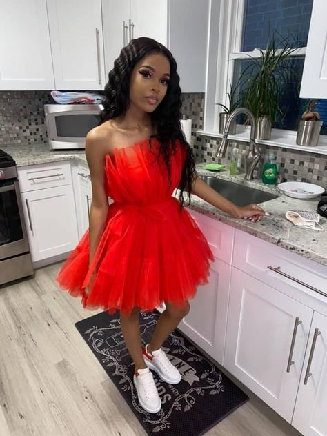 Red Sneaker Ball Outfits, Sneaker Ball Homecoming, Sneakerball Dresses, Red Sneaker Ball Dresses, Sneaker Ball Outfits Women, Dresses For Sneaker Ball, Red Sweet 16 Dresses Short, Sneaker Ball Outfit Ideas Plus Size, 16 Birthday Dresses Simple