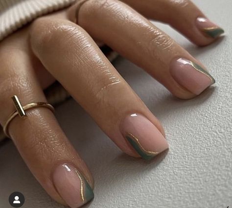 Cute French Manicure Nails, Short Khaki Nails, Nude Nail Designs, Casual Nails, Bride Nails, Fake Nail, Stick On Nails, Nail Art Accessories, Nails Short