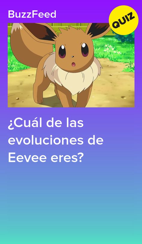 ¿Para qué buscar una piedra cuando puedes rellenar un cuestionario? Pokemon Trivia, What Pokemon Are You, Buzzfeed Quiz Funny, All Eevee Evolutions, Pokemon Facts, Pokemon Quiz, Evee Evolution, Quiz Buzzfeed, Eevee Evolution