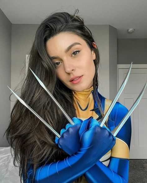 Get Cut! \|/👩\|/ @tayamillerr as X-23 #AllNewWolverine #Wolverine #X23 #LauraKinney #JamesLoganHowlett #LoganHowlett #Logan #XMen #Marvel #MarvelComics #MarvelUniverse #X23Cosplay #WolverineCosplay #XMenCosplay #MarvelCosplay #MCUCosplay #CosplayersOfInstagram #CosplayersOfIG #Cosplayer #Cosplay #PinUp #Spandex #Superhero #Comics #Claws #Deadpool3 #DeadpoolWolverine Logan Xmen, Wolverine Cosplay, Xmen Cosplay, All New Wolverine, Logan Howlett, Deadpool 3, Logan Wolverine, Marvel Cosplay, Halloween Costume Outfits