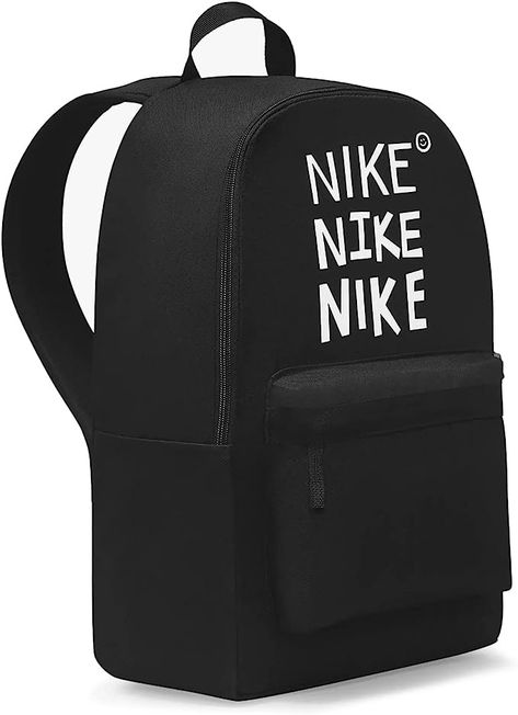 NIKE Heritage Backpack DQ5753-010 [Parallel Import], (black 19-3911tcx), Black / White School Bag For Boys, Mochila Nike, Mens Hair Clippers, Bag Nike, Black School Bags, Nike Backpack, Gym Backpack, Oxford Blue, Fashion Tag