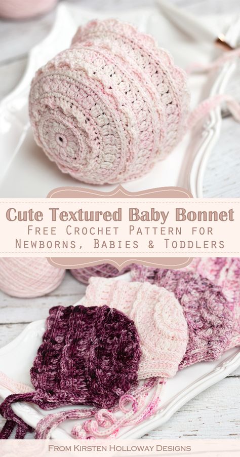 Newborn Crochet Sweater Free Pattern, Crochet Lace Bonnet, Free Bonnet Crochet Pattern, Newborn Crochet Bonnet Pattern Free, Crochet Baby Caps Free Pattern, Newborn Bonnet Knitting Pattern Free, Newborn Bonnet Crochet Pattern, Crochet Baby Hat 0-3 Months Free Pattern, Free Crochet Bonnet Pattern