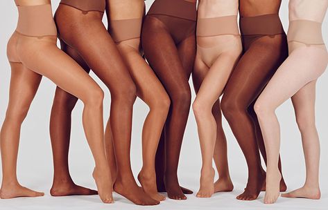 Meghan Markle swears by these £22 tights — and they come in seven shades of nude | HELLO! Skin Palette, Fenty Rihanna, Faye Toogood, Nude Tights, Period Panties, Skin To Skin, Spray Tan, Sheer Tights, Kelly Wearstler