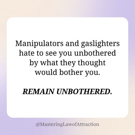 Remain Unbothered 🔥 🎯 💯 Unbothered Quotes, Narcissism Quotes, The Law Of Attraction, Truth Quotes, Narcissism, Bathroom Organization, A Quote, Memes Quotes, Thought Provoking