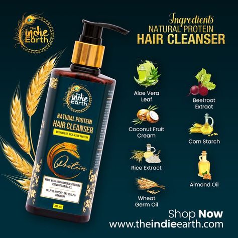 Hair Oil Social Media Post, Natural Cosmetics Packaging, Haircare Natural, Photography Name Logo, Protein Hair, Coconut Fruit, Protein Shampoo, Natural Hair Growth Oil, Inspiration Poster