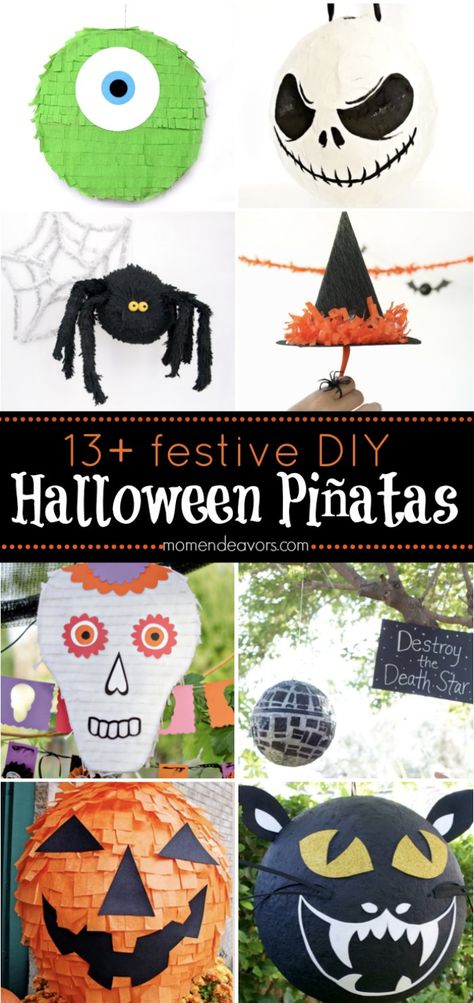 From classic Halloween characters like witches & ghosts to favorite movie themed ideas, these are some of the best DIY Halloween Piñatas! Halloween Diy Pinata, Diy Halloween Pinata Easy, Diy Halloween Pinata, Halloween Piñatas Ideas, Diy Pinata Easy How To Make, Halloween Pinata Diy, Halloween Pinata Ideas, Halloween Pinatas, Cousin It Diy