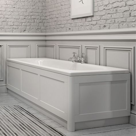 L Shaped Bath, Built In Bath, Wood Bath, Bath Panel, Wooden Panel, Sales People, Design Theme, Unique Bathroom, Bathroom Style