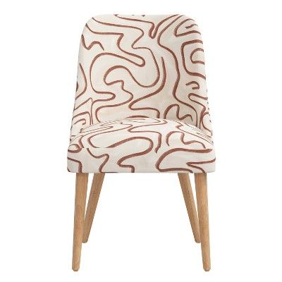 Sherrie Dining Chair In Pattern Heathered Cream - Skyline Furniture : Target Upholstered Dining Chairs Print, Patterned Dining Chairs, Dining Chairs Modern Design, Parsons Dining Chairs, Midcentury Modern Dining Chairs, Skyline Furniture, Oak Dining Chairs, Dining Chair Design, Armless Chair