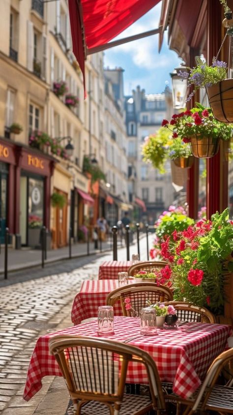 Paris Street Cafe, Fancy Breakfast, Paris Breakfast, Street Cafe, Cozy Coffee Shop, Cosy Kitchen, Outdoor Cafe, Still Life Photos, Dream Travel Destinations