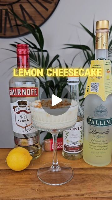 FirstSip.co.uk on Instagram: "Lemon Cheesecake cocktail recipe #lemoncheesecake #cocktails #recipe #fyp #drink #easycocktails #howto" Lemon Cheesecake Cocktail, Cheesecake Cocktail, Cocktail Cheesecake, Smirnoff Vodka, Lemon Cheesecake, Easy Cocktails, Lemon Cake, Cocktail Recipes, Vodka