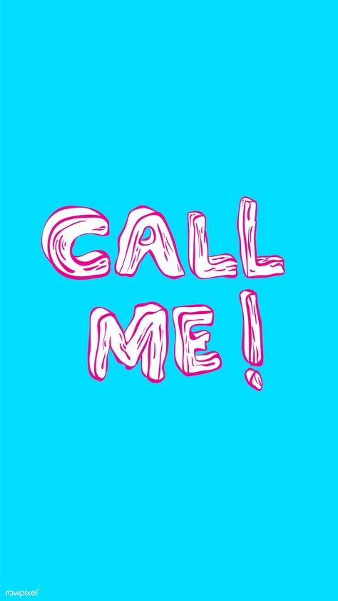 Call me! doodle message vector | premium image by rawpixel.com / Techi Street Typography, Me Background, Arrow Doodle, Background Psd, Doodle Background, Doodle Characters, Handlettering Quotes, New Photos Hd, Free Hand Drawing