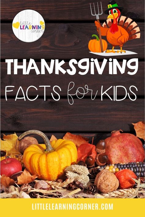 Share these fun Thanksgiving facts for kids with your children and family. Learn about the history of Thanksgiving and... #thanksgiving #factsforkids Teaching Kids About Thanksgiving, Story Of Thanksgiving For Kids, Thanksgiving History For Kindergarten, History Of Thanksgiving For Kids, Thanksgiving History For Kids, Thanksgiving Lessons For Kids Church, Thanksgiving Traditions For Kids, Thanksgiving Lessons For Kids, Thanksgiving Videos For Kids