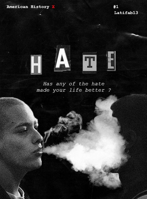 American History X Poster, American History X Movie, Neo Punk, X Movie, Eye Poster, American History X, Edward Furlong, Quentin Tarantino Movies, X Movies