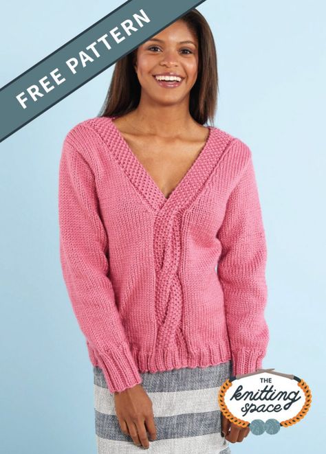 Ladies Knitted Sweater Free Patterns, Hand Knitted Sweaters For Women Free Pattern, Free Knitting Patterns For Women Cardigan, Cable Knit Sweater Pattern Free, Sweater Free Knitting Pattern, Diy Macrame Projects, Pullover Sweater Knitting Pattern, Easy Sweater Knitting Patterns, Fall Knitting Patterns