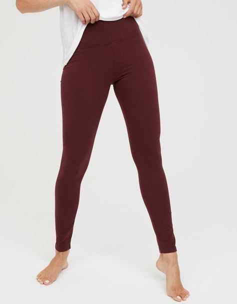 Tall Leggings, Aerie Leggings, Maroon Leggings, Offline By Aerie, Comfy Leggings, Comfortable Leggings, Flare Leggings, Athletic Leggings, Mens Outfitters