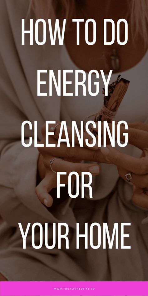 Why You Need Energy Cleansing In Your Home (Plus How to Do It) Work Manifestation, 30 Day Challange, Rid Of Negative Energy, Negative Energy Cleanse, What Is Energy, Healing Tips, Stagnant Energy, Space Clearing, Energy Cleansing