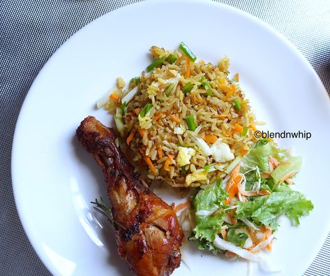 Simple Fried Rice. #friedrice #rice #chicken Ghanaian Fried Rice, Ghana Fried Rice, Simple Fried Rice, Rice Chicken, Fried Rice Recipe, Bedroom Decor Design, Rice Recipe, Rice Recipes, Fried Rice