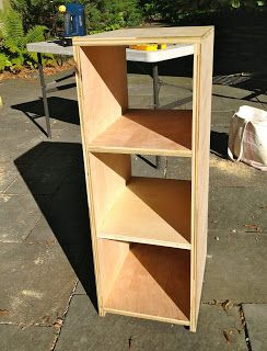 plywood cubby shelf Coloring Book Storage, Outdoor Woodworking Projects, Cubby Shelves, Craft Table Diy, Cubby Shelf, Woodworking Books, Carpentry Diy, Diy Closet, Craft Room Office