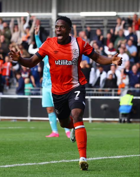 Luton Town's Chiedozie Ogbene reacts after his goal is disallowed. Photograph: Paul Childs/Action Images/Reuters Luton Town Fc, Action Images, Luton Town, Wolverhampton Wanderers, Wolverhampton, Premier League, Photographer, Quick Saves