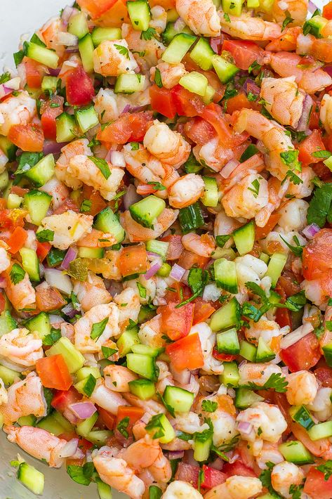 Keto Ceviche Shrimp, Spanish Shrimp Salad Recipes, Civeche Recipe Shrimp Mexican, Clamato Ceviche Recipe, Peruvian Shrimp Ceviche, Ceviche Shrimp And Crab, Shrimp Pico De Galo, Best Shrimp Ceviche Recipe, Shrimp Savicheva Recipe