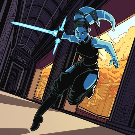 Blue Streak by Lord-Of-The-Guns.deviantart.com on @DeviantArt Twi'lek Jedi, Star Wars Characters Poster, Jedi Art, Star Wars Species, Twi Lek, Arte Nerd, Drawing Stars, Star Wars Characters Pictures, Star Wars Drawings