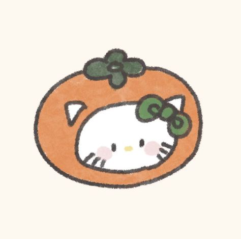 Artist : 小粉花纸巾 ( 小红书 ) 🫐 YesStyle CODE : EVAAA333 Cute Clipart Aesthetic, Orange Doodles, Hello Kitty Orange, Orange Journal, Orange Cartoon, Orange Icons:), Cute Easy Doodles, Doodle Cartoon, Kitty Drawing