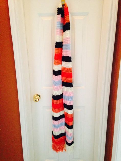 Lorelai Gilmore-Inspired Striped Scarf Luna Lovegood Cosplay, Ravenclaw Scarf, Harry Potter Ravenclaw, Girls Stuff, Lorelai Gilmore, Striped Scarf, Striped Scarves, Rory Gilmore, Crochet Scarves