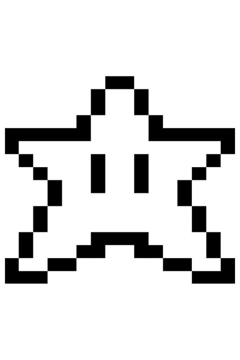 Mario Stars, Pixel Star, Star Mario, Mario Star, Super Star, 8 Bit, Super Mario Bros, Mario Bros, Graphic Image