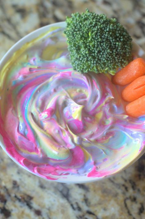 The French Onion Dip you never knew you needed. It's Unicorn Dip. The perfect accompaniment to any broccoli, carrot, chip, whatever. No, really, it's perfect. It's a unicorn product. And everything they make is so awesome, you can't even. #nerdymammablog #unicorn #unicornfood #funfood #UnicornParty #foodforUnicornParty #ridiculousfood #sillyfood #kidfood #frechoniondip Unicorn Dip, Broccoli Carrot, Unicorn Party Food, Purple Food Coloring, Birthday Party Snacks, Unicorn Themed Birthday Party, French Onion Dip, Purple Food, Rainbow Unicorn Birthday