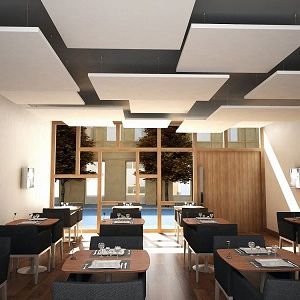 Floating Ceiling, Acoustic Ceiling Tiles, Acoustic Ceiling Panels, False Ceiling Bedroom, False Ceiling Living Room, Sound Panel, Acoustic Design, Plafond Design, Faux Plafond