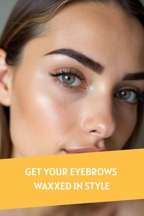 Get Your Eyebrows Waxxed in Style Shaped Brows, Shaped Eyebrows, Eyebrow Trends, Brow Care, Arch Brows, Brunette Makeup, Smokey Eye For Brown Eyes, Makeup For Blondes, Waxed Eyebrows