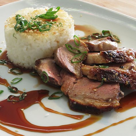 9 Recipes for the Grill – Andrew Zimmern Carnivore Dinner, Braised Onions, Duck Dishes, Grilled Duck, Roasted Duck Breast, Duck Breast Recipe, Grilled Rice, Soy Glaze, Goose Recipes