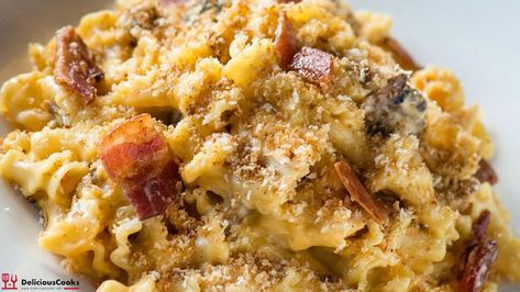 Yard House Mac And Cheese Recipe, Poke Nachos Recipe, Poke Nachos, Rotisserie Chicken Breast, Yard House, Bored At Home, Mac And Cheese Recipe, Flavored Bacon, Nachos Recipe