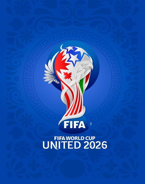 World Cup 2026 Logo, Fifa World Cup Logo, Fifa Poster, World Cup Logo, Drip Art, Soccer Logo, Football Gear, Logo Redesign, Sports Graphic Design