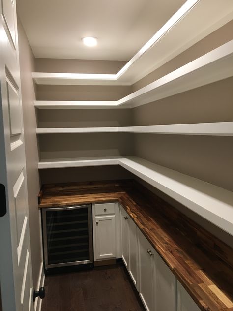 Pantry With Base Cabinets, Narrow Walk In Pantry With Freezer, 6x4 Pantry Layout, Pantry And Office Combo, 6x10 Pantry, Mini Fridge In Pantry, Long Narrow Pantry Layout, 6x8 Pantry, 4 X 5 Pantry Layout