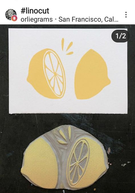 Printmaking Linocut, Lemon Art, Lino Print, Linoleum, Linocut Prints, Linocut, Printmaking, Block Print, Print Making